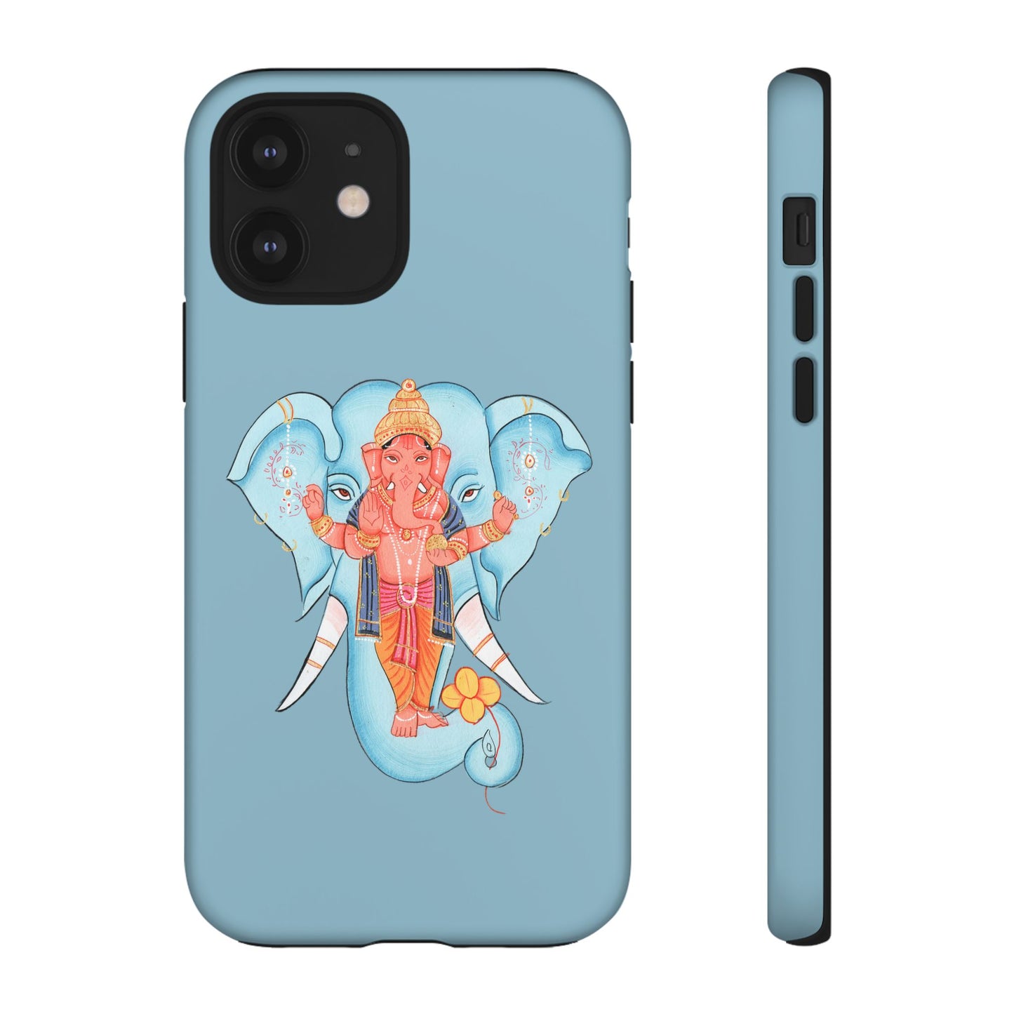 Tough Cases: Ganesh-Inspired Phone Case, Bohemian Phone Cover, Hindu Art Accessory, Festival Gift, Protective Phone Shell
