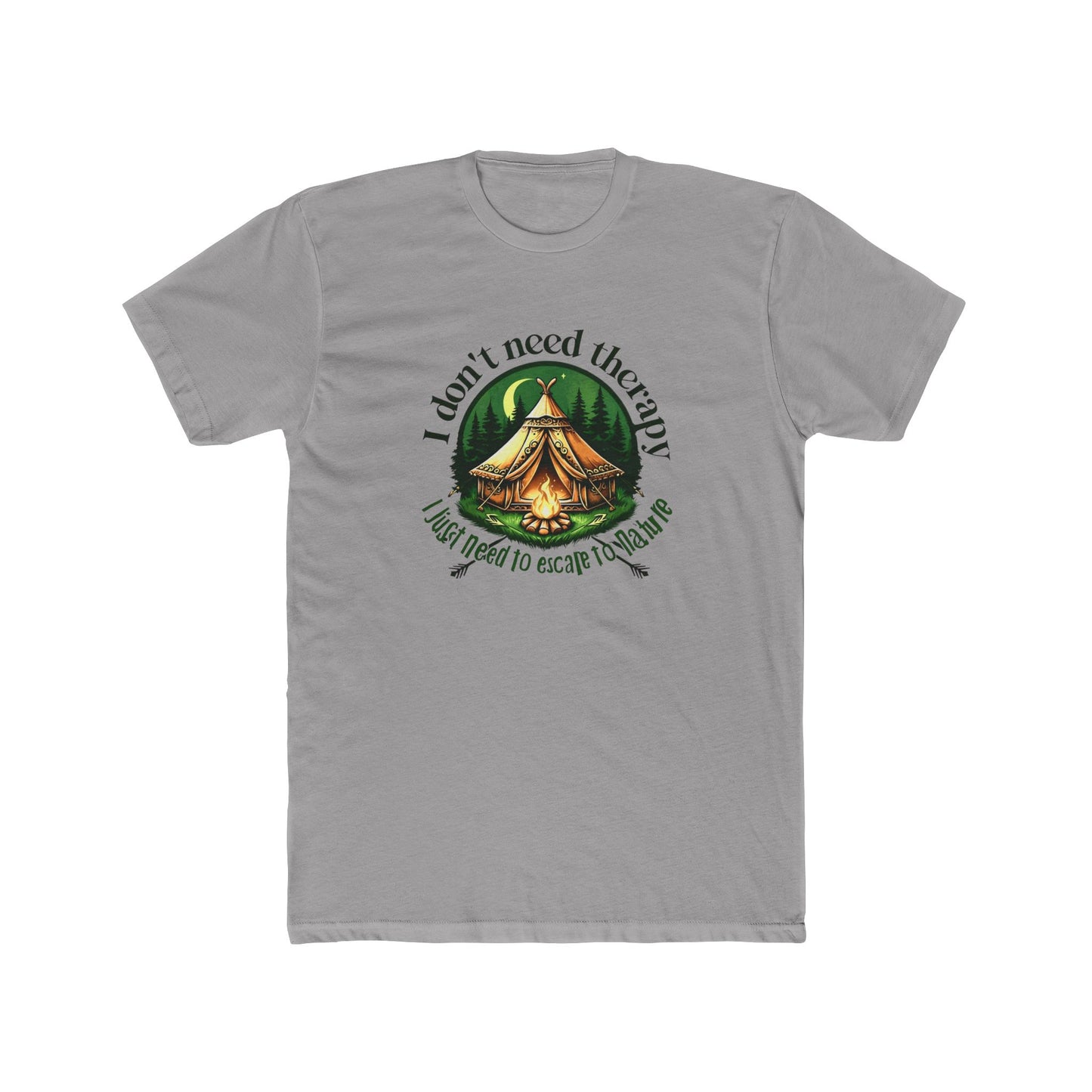 Escape to Nature Tee - Unisex Cotton Crew, Adventure Shirt, Camping Apparel, Nature Lover Gift, Therapy Escape Tee, Outdoor Fun