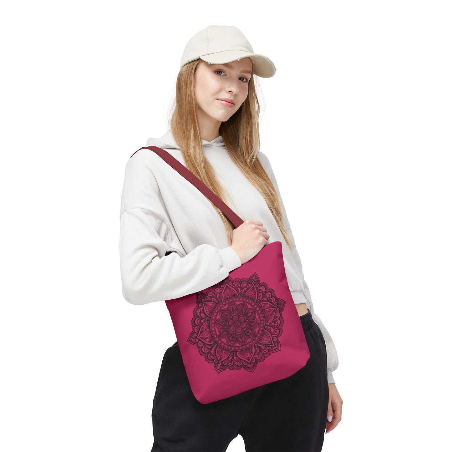 Mandala Tote Bag, Bohemian Style Bag, Eco-Friendly Shopping Bag, Gift for Her, Yoga Lover Tote