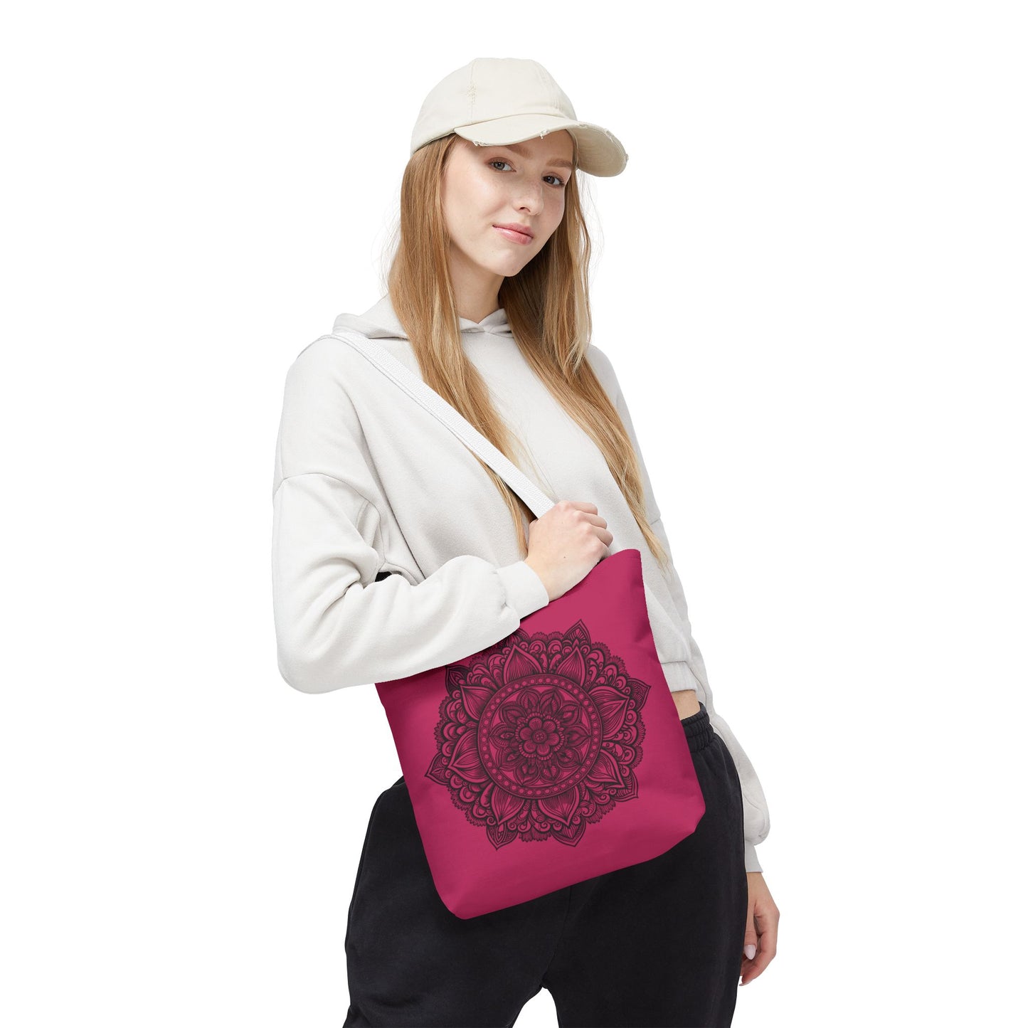 Mandala Tote Bag, Bohemian Style Bag, Eco-Friendly Shopping Bag, Gift for Her, Yoga Lover Tote
