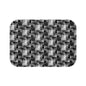 Modern Geometric Bath Mat, Stylish Bathroom Decor, Home Essentials, Unique Gift Idea, Minimalist Design, Black and White