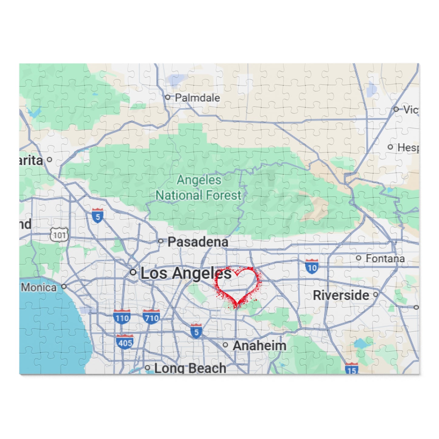 Los Angeles Love Jigsaw Puzzle with Tin | Fun Family Game, Unique Gift, Travel Keepsake, Home Decor, Puzzle Lovers