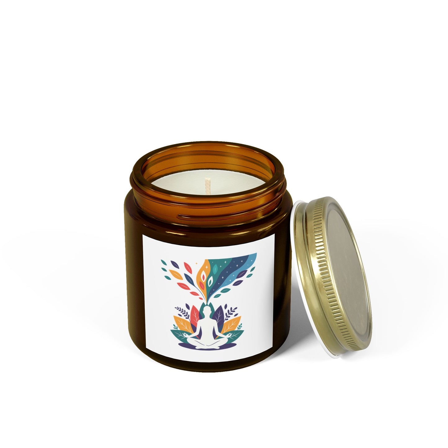 Serene Scented Candles, Relaxing Aromatherapy for Meditation, Home Décor, or Gifts, Coconut Apricot Wax