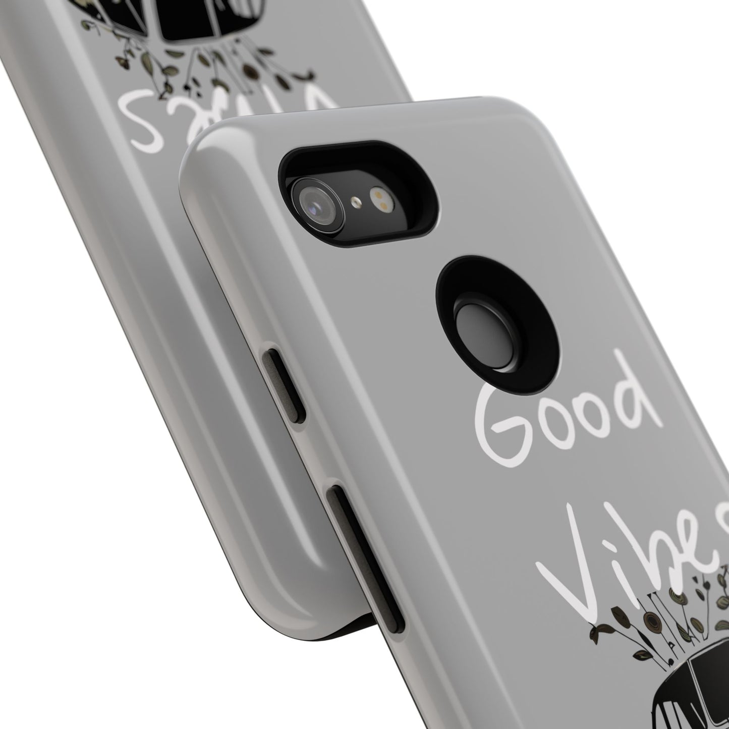 Floral Phone Case | Good Vibes, Phone Accessories, Gift for Her, Trendy Tech, Summer Vibes, Birthday Gift