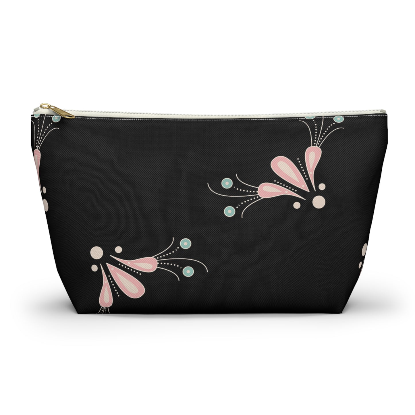 Chic Cosmetic Bag, Stylish Accessory Pouch, Makeup Organizer, Gift for Her, Floral Print Travel Case