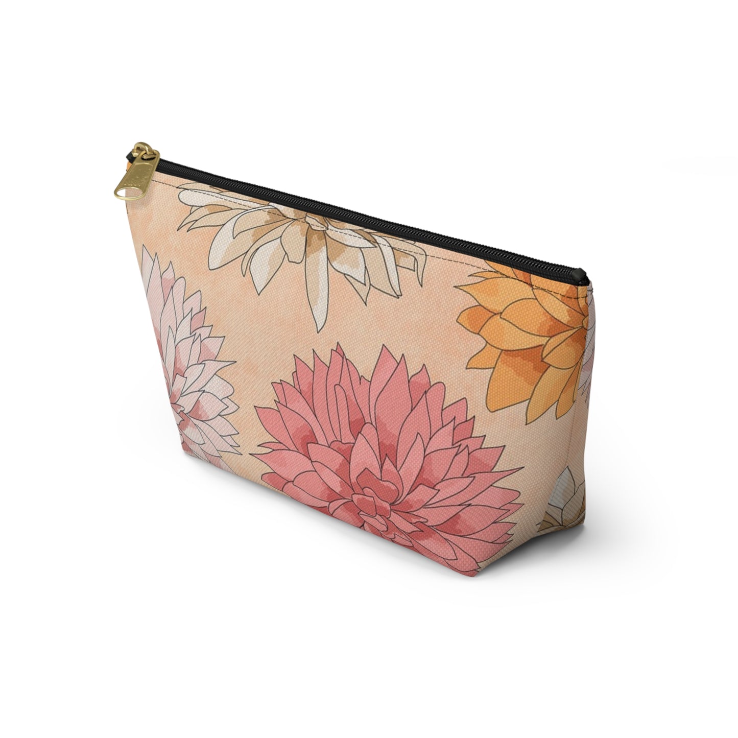 Floral Accessory Pouch - Versatile Cosmetic Bag, Travel Organizer, Gift for Her, Makeup Storage, Stylish Pencil Case