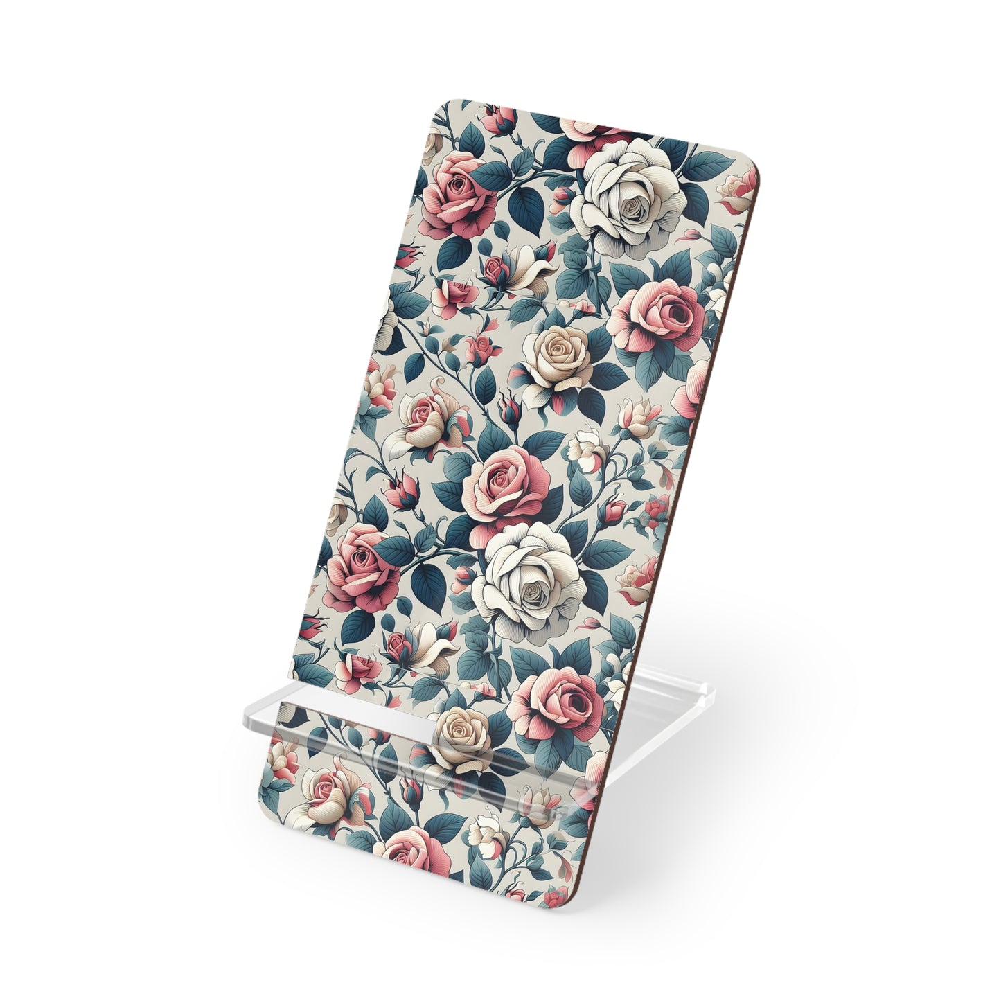 Floral Smartphone Stand | Mobile Display Holder, Desk Organizer, Gift for Tech Lovers, Home Decor, Eco-Friendly