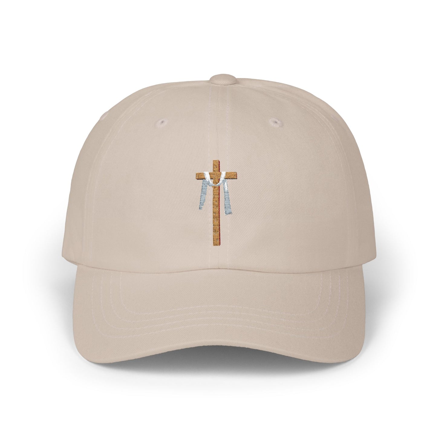 White Embroidered Classic Dad Cap - Casual Vintage Style, Perfect Gift for Father's Day, Summer Outings, Everyday Wear, Trendy Accessory