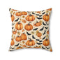 Halloween Pumpkin Bat Pillow, Decorative Throw Cushion for Fall Decor, Autumn Home Accents, Cozy Halloween Decor, Spooky Season Gift