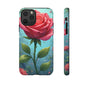 Floral Phone Case, Tough Cases with Elegant Rose Design, Stylish iPhone Cover, Rose Flower Gift for Nature Lovers, Unique Mobile Accessories