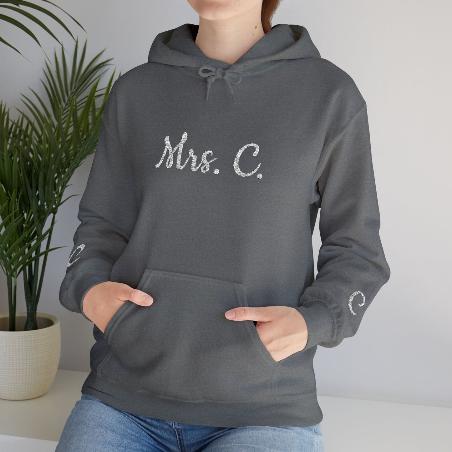 Personalized Hooded Sweatshirt, Gift for Teachers, Proud Teacher Apparel, Birthday Gift, Customized Sweatshirt