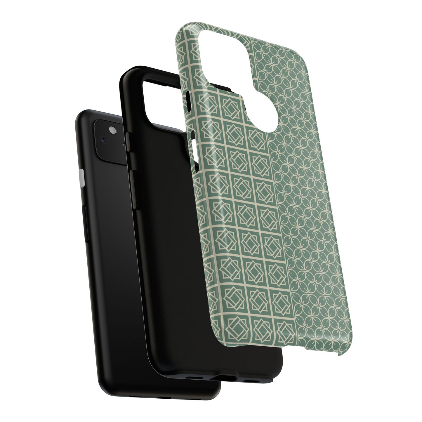 Stylish Phone Case with Geometric Patterns, Tough Cases, Durable Cell Phone Cover, Trendy Smartphone Accessory, Functional Gift Idea