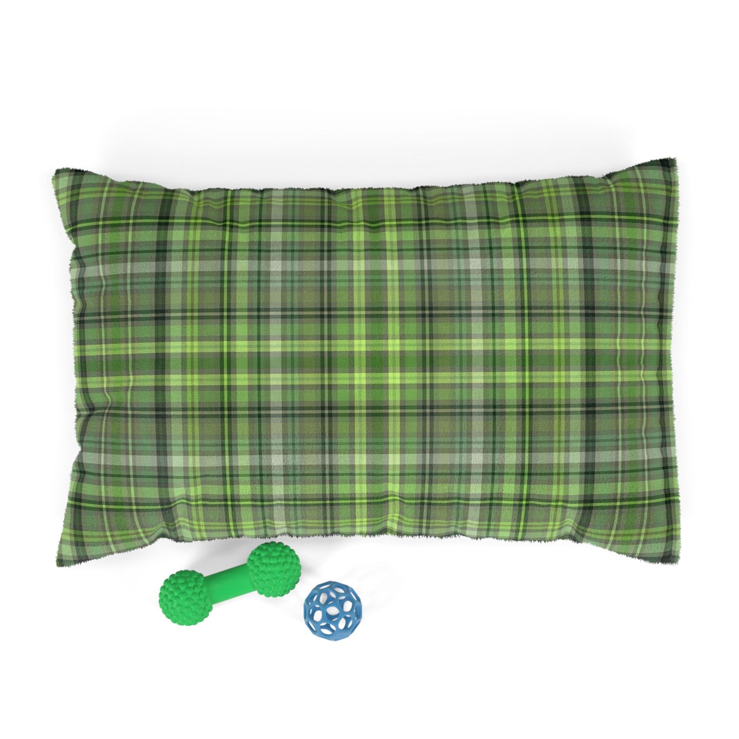 Plaid Pet Bed for Cozy Pets, Dog Bed, Cat Bed, Cute Animal Decor, Holiday Gift for Pet Lovers