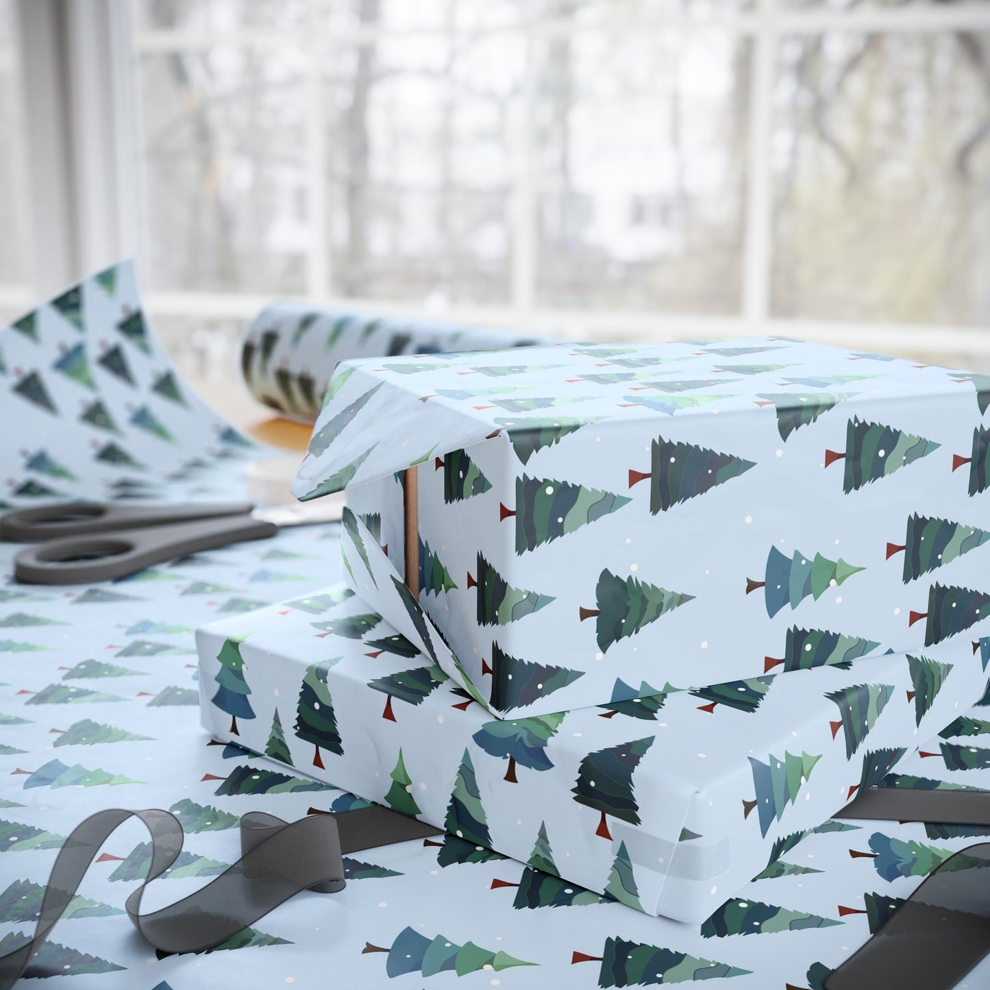 Charming Holiday Wrapping Paper | Festive Gift Wrap for Christmas, Birthdays, and Celebrations, Seasonal Paper