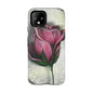 Rose Phone Case – Tough Cases, Floral Phone Cover, Gift for Her, Minimalist Design, Nature Lover's Accessory, Birthday Gift Idea