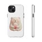 Cute Bear Phone Case, Tough Cases, Animal Lover Gift, Kids Accessories, Mother’s Day, Heartwarming Design