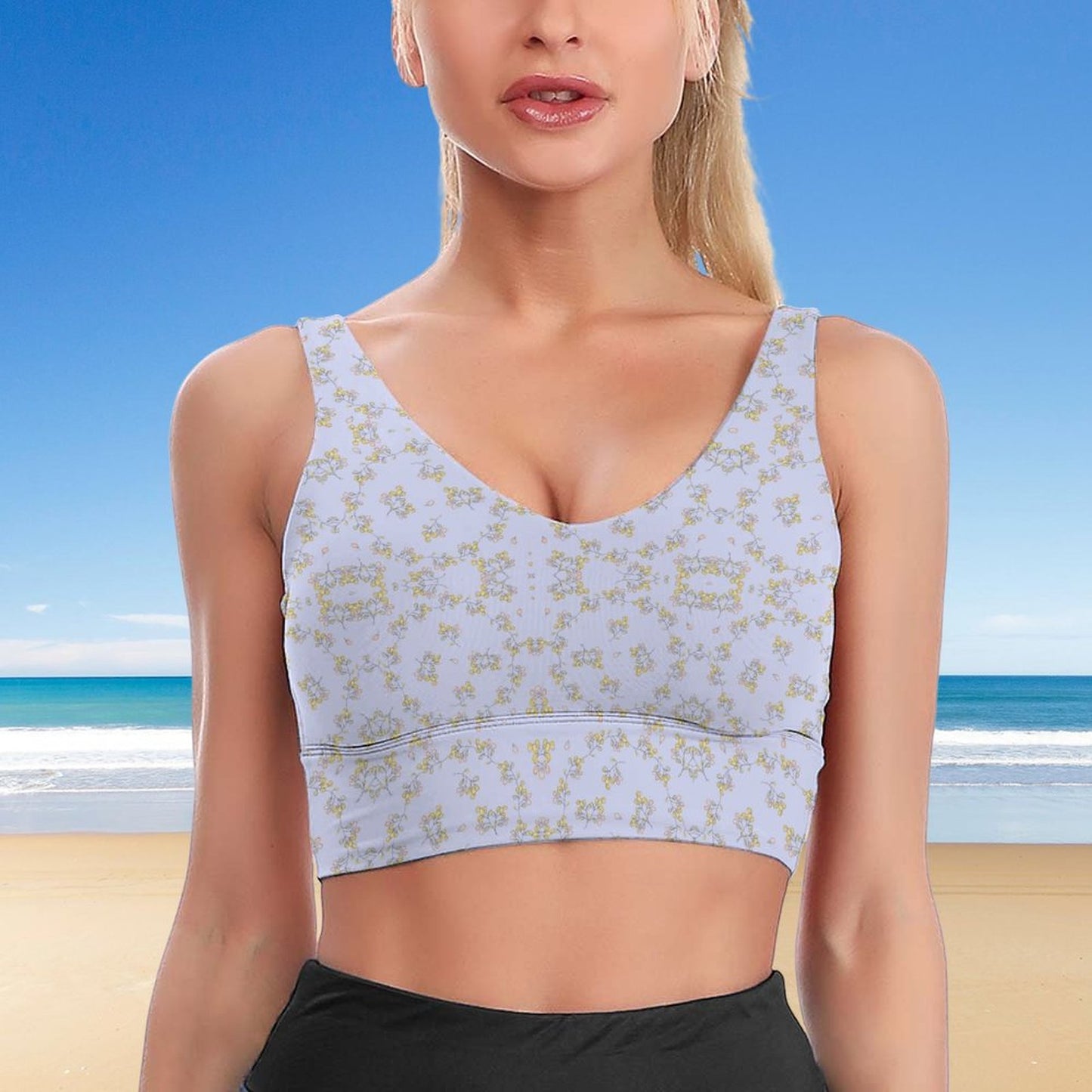 Sports Yoga Bra YJ032 (All-Over Printing)