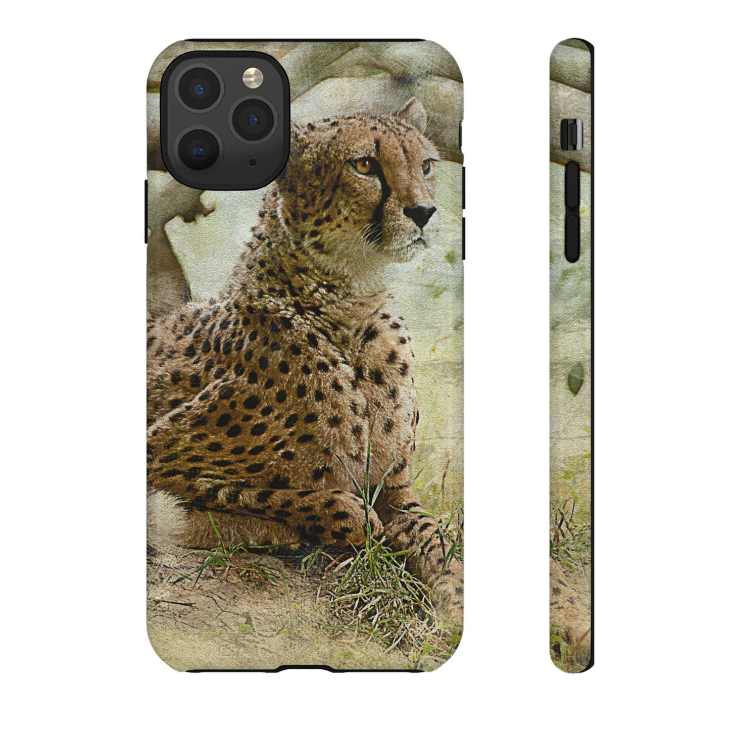 Cheetah Phone Case, Tough Cases, Animal Lover Gift, Wildlife Protection, Eco-Friendly Mobile Cover, Unique Phone Accessory
