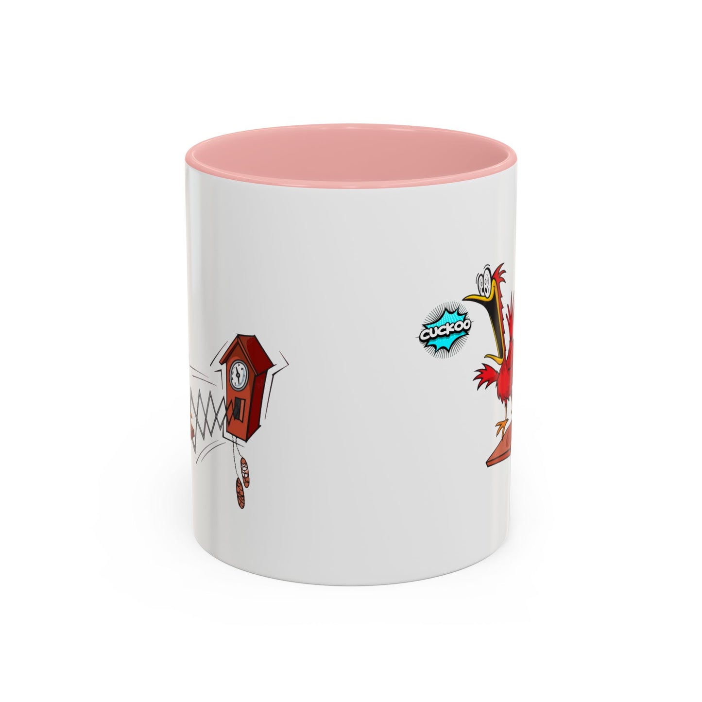 Whimsical Cuckoo Coffee Mug, Fun Gift for Bird Lovers