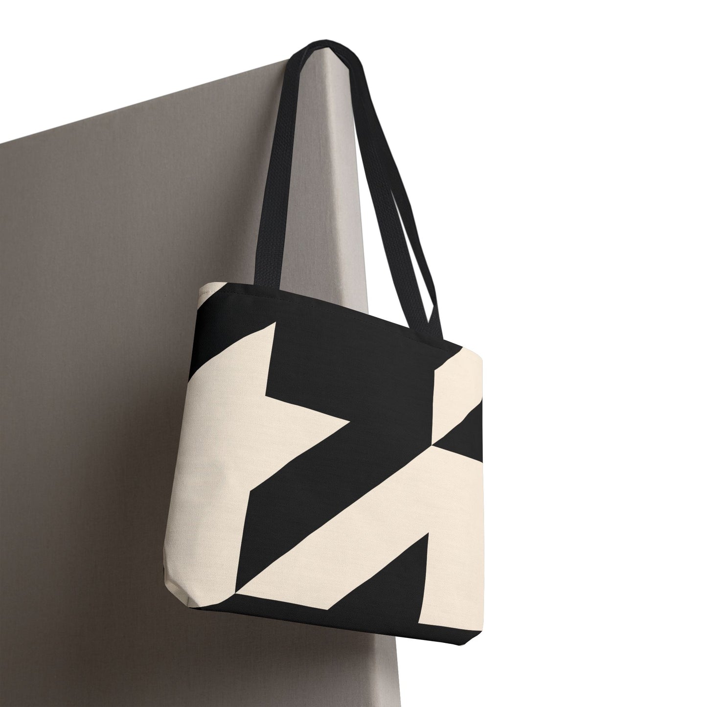 Chic Abstract Tote Bag, Stylish Travel Bag, Reusable Shopping Bag, Modern Design Bag, Fashionable Canvas Tote