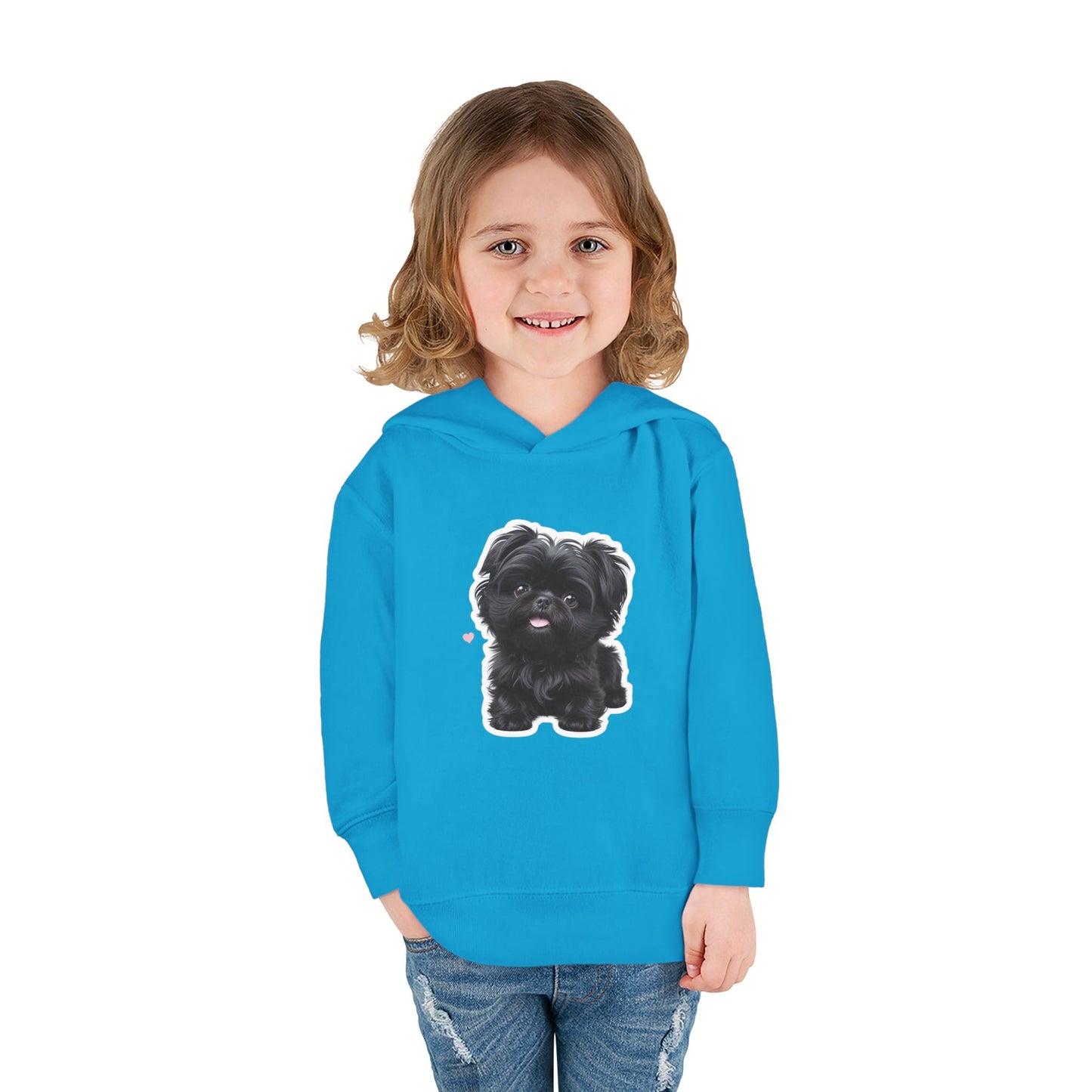 Cute Toddler Hoodie with Adorable Dog Design, Baby Gift, Winter Wear, Kids Sweatshirt, Comfortable Pullover