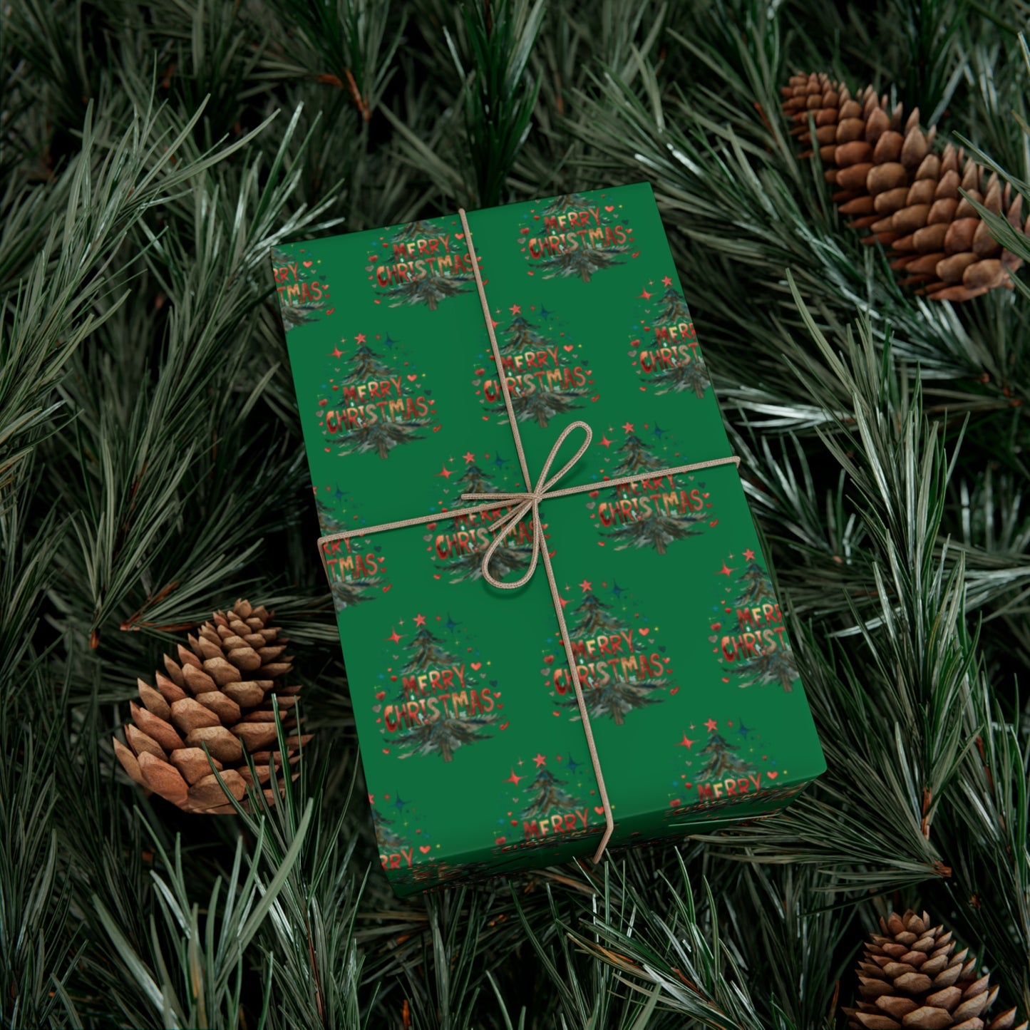 Festive Gift Wrap Papers for Holiday Cheer, Christmas Wrapping Paper, Eco-Friendly Gift Wrap, Decorative Gift Covering, AI Design Inspired