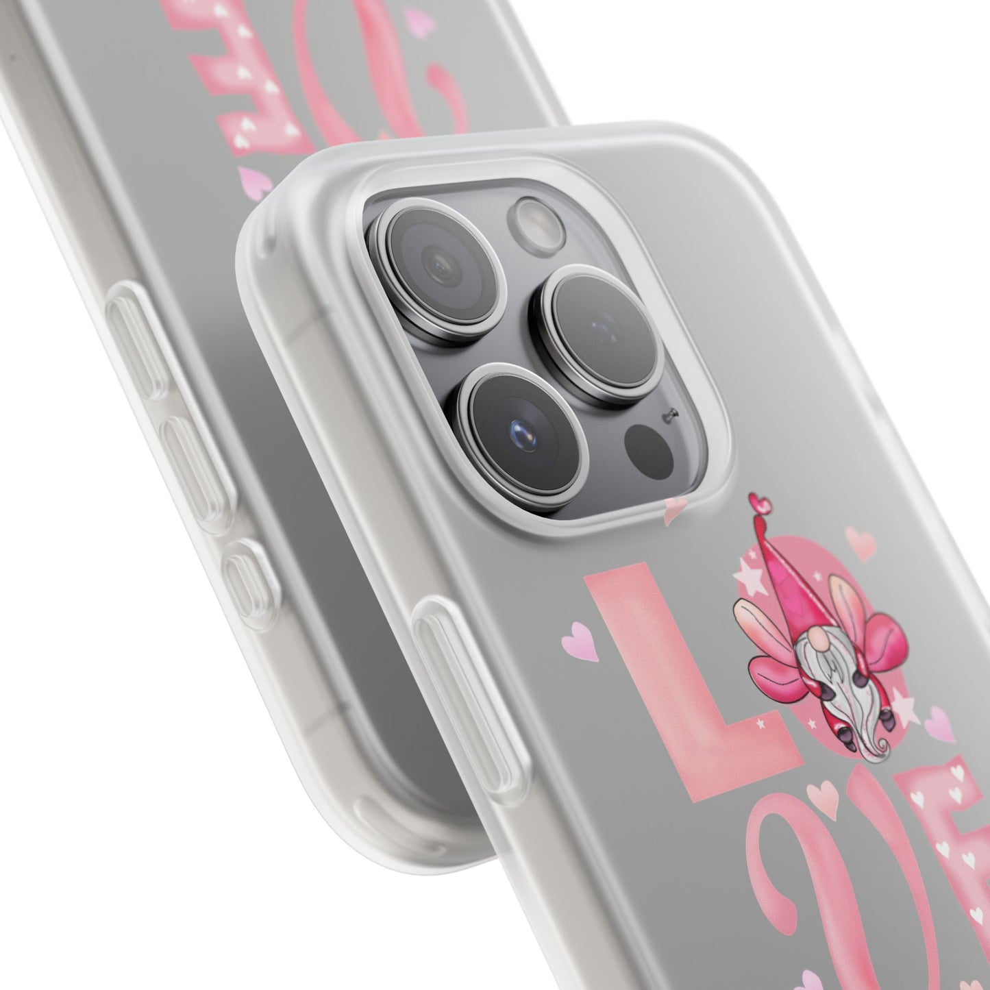 Love Gnome Phone Case — Cute Pink Valentine Flexi Case