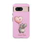 Cute Hippo Phone Case | Good Vibes, Gift for Friends, Cute Phone Accessories, Animal Lover Gift, Happy Phone Cover