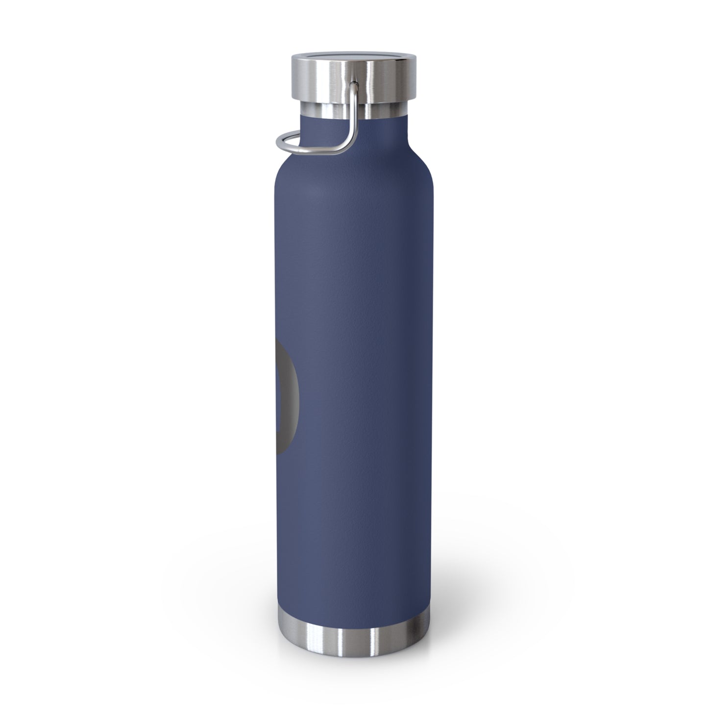 Personalized Copper Insulated Water Bottle, 22oz - "D" Custom Monogram, Travel Mug, Fitness Bottle, Hydration Gift, Eco-Friendly