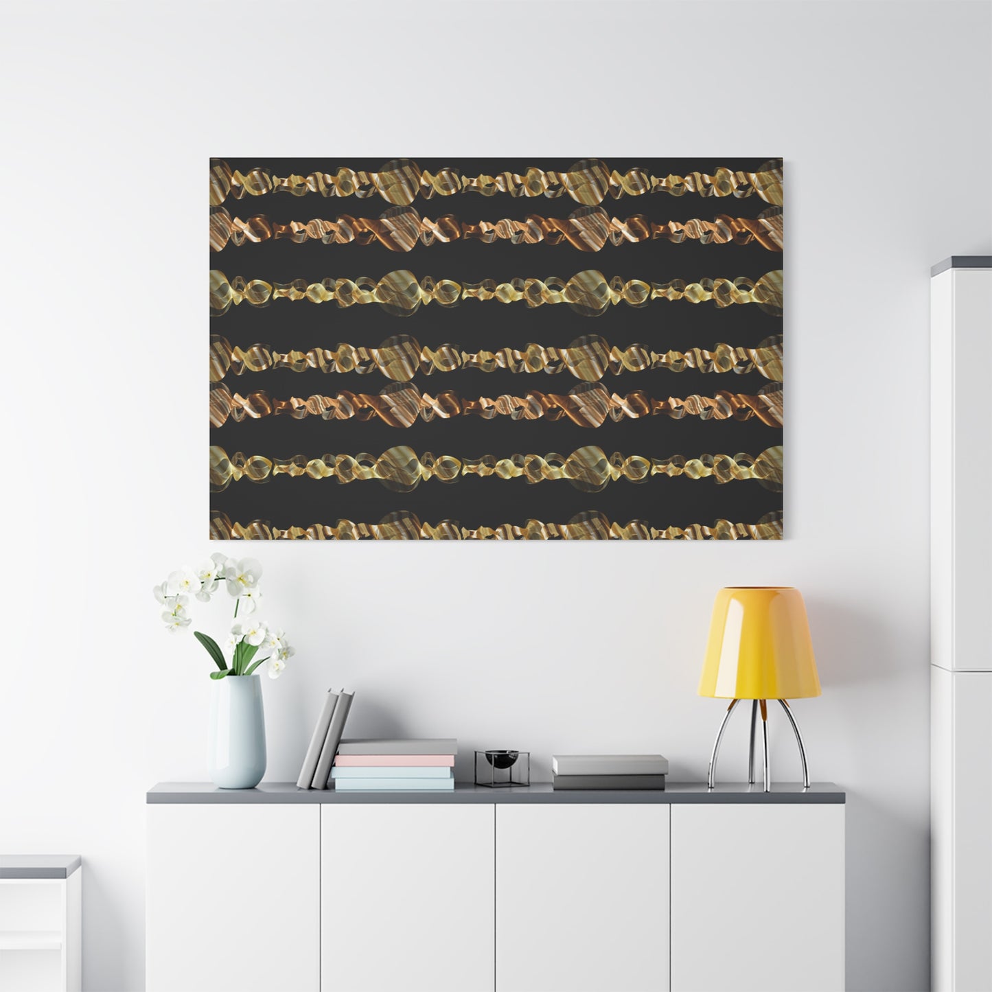 Artistic Canvas Gold and Black