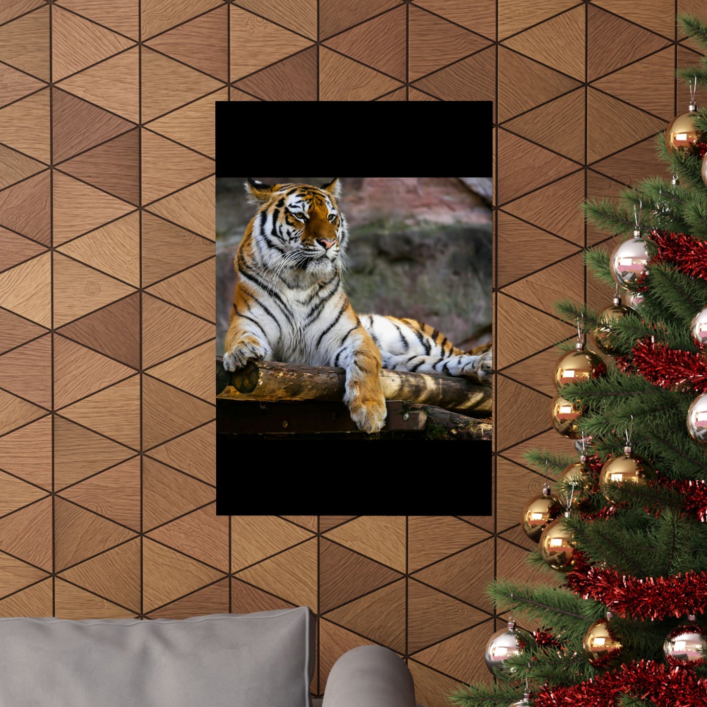 Majestic Tiger Matte Vertical Posters | Wall Art, Home Decor, Animal Print