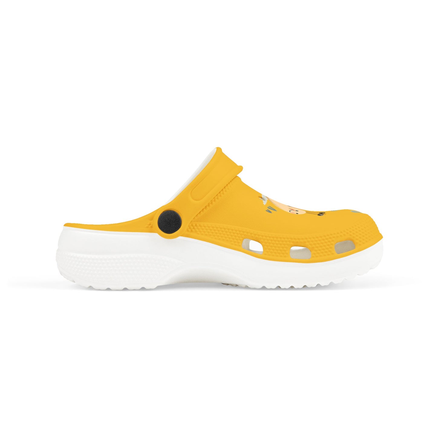 Snail-Themed Kid's EVA Foam Clogs, Cute Yellow Clogs for Kids, Lightweight Summer Footwear, Fun Garden Accessories, Perfect for Playtime