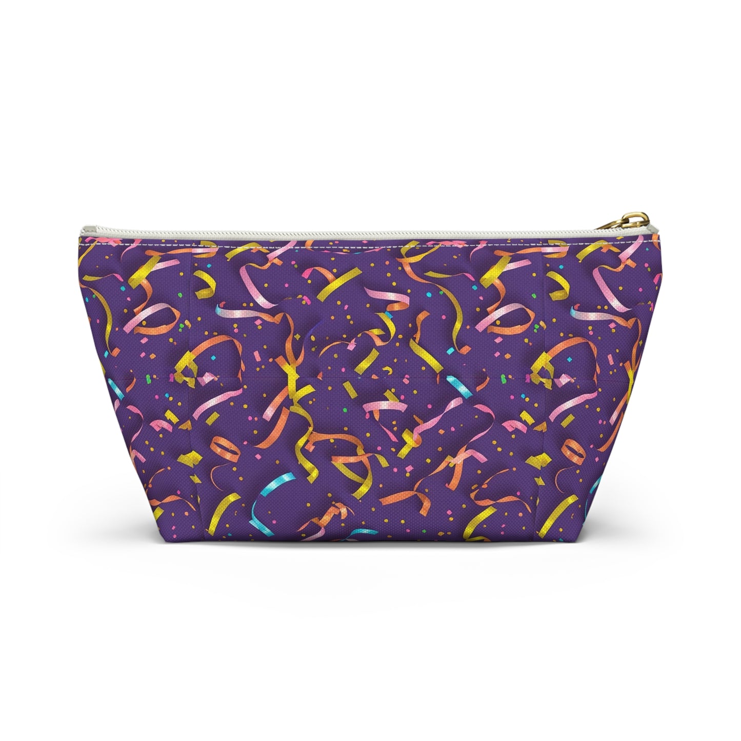 Celebrate in Style: Colorful Confetti Accessory Pouch, Party Gift, Makeup Bag, Organizing Pouch, Fun Travel Case, Multipurpose Zipper Pouch