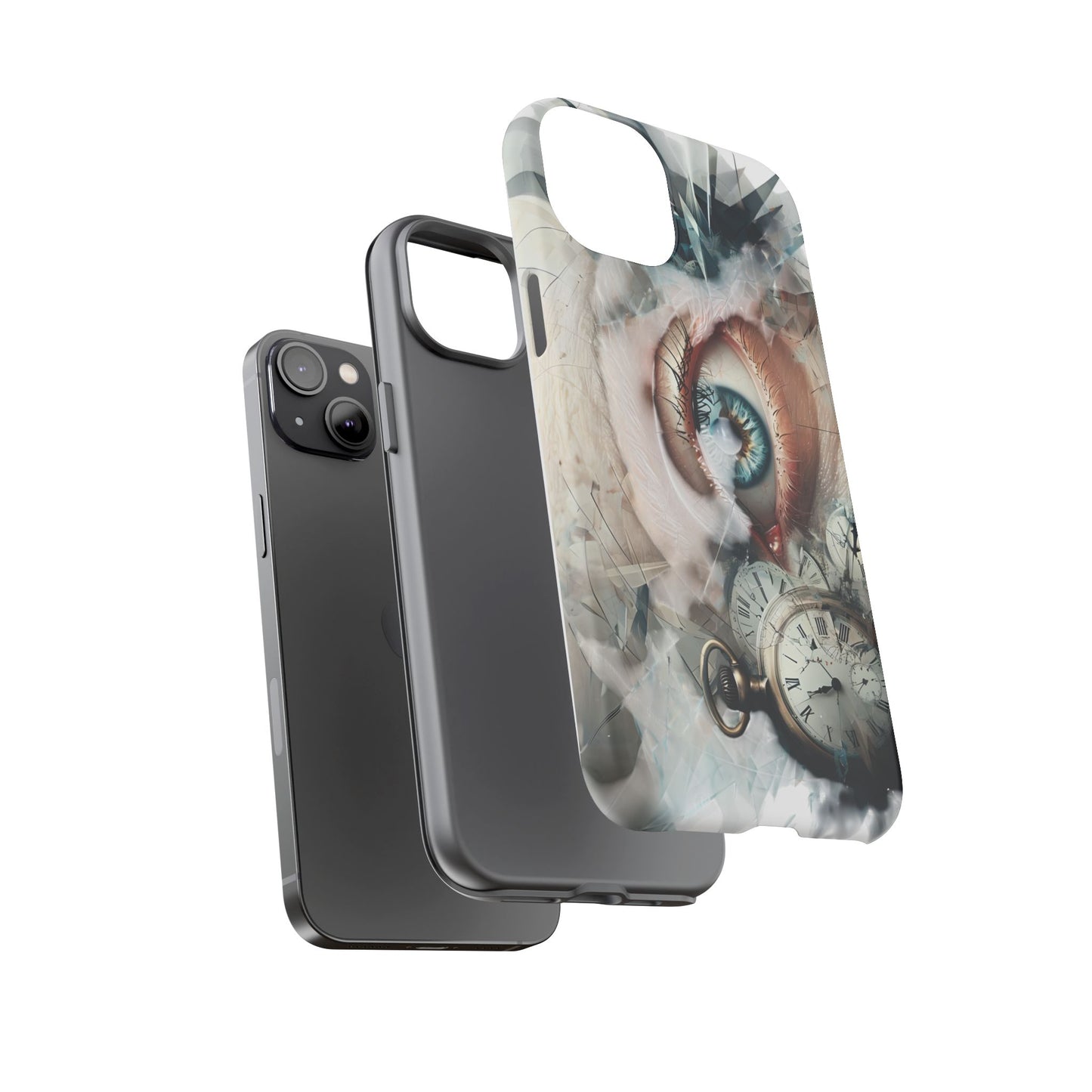 Artistic Eye Phone Case, Unique Smartphone Cover, Whimsical Gift for Art Lovers, Trendy Tech Accessory, Birthday Present, Holiday Gift