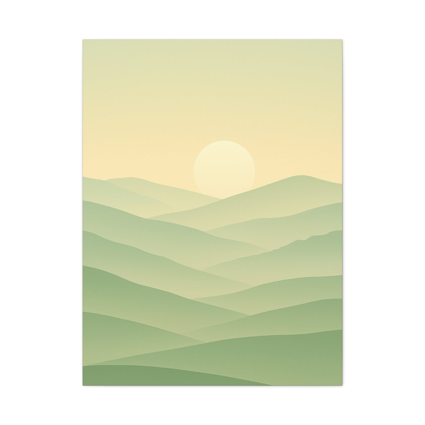 Matte Canvas, Stretched, 1.25" Sunset or Sunrise