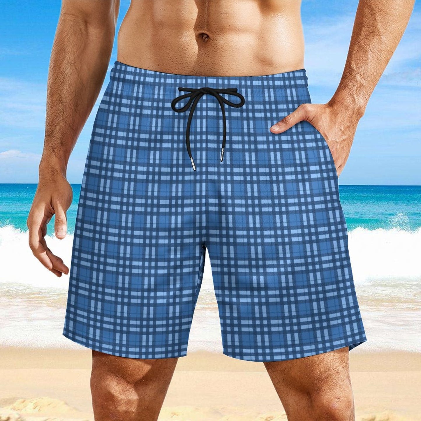 Men's Hawaiian shorts with 4 Pockets