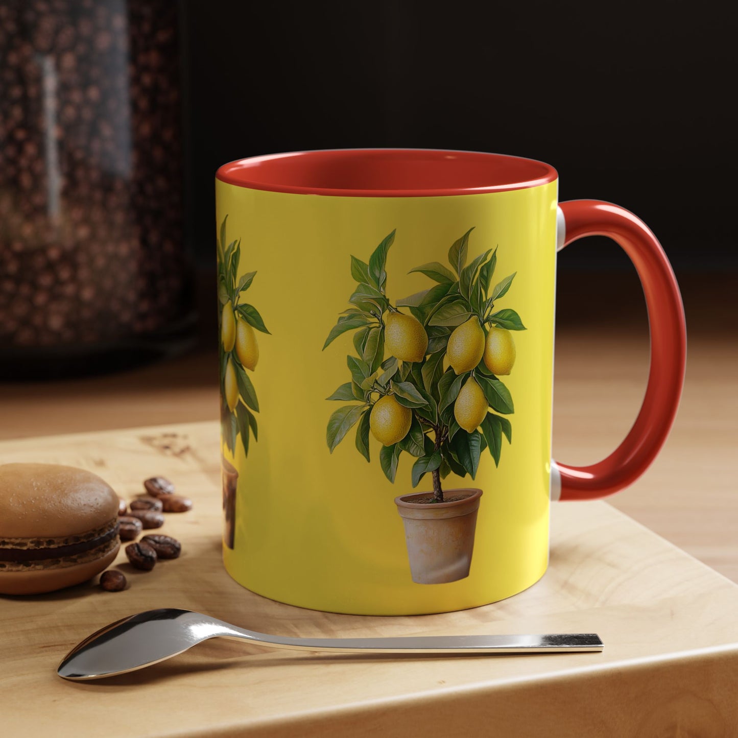 Lemon Tree Accent Coffee Mug - Cheerful Gift for Garden Lovers, Unique Kitchen Decor, Spring Celebration, Housewarming Present, [...]