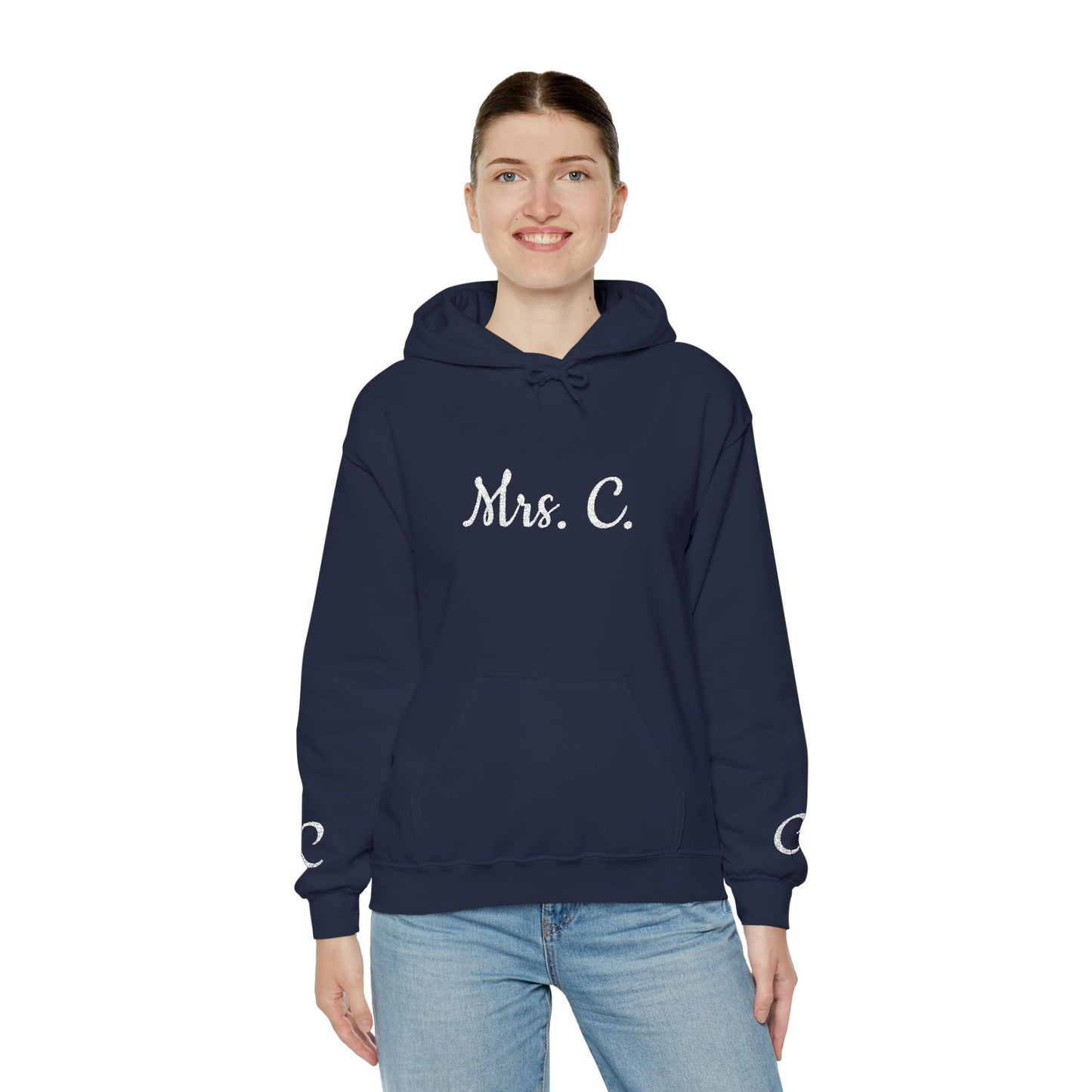 Personalized Hooded Sweatshirt, Gift for Teachers, Proud Teacher Apparel, Birthday Gift, Customized Sweatshirt