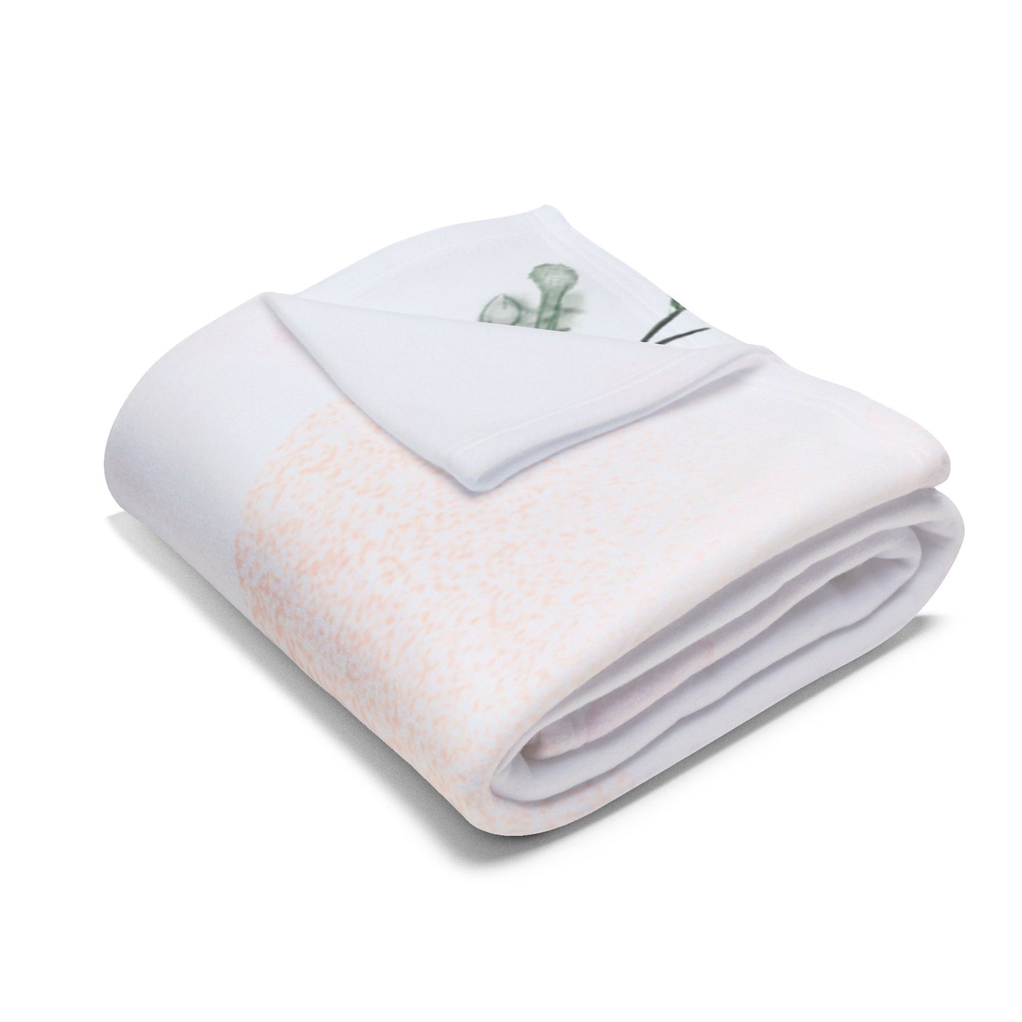 Floral Arctic Fleece Blanket - Cozy Comfort, Home Decor, Gift for Her, Wedding Decor, Blanket for Every Season