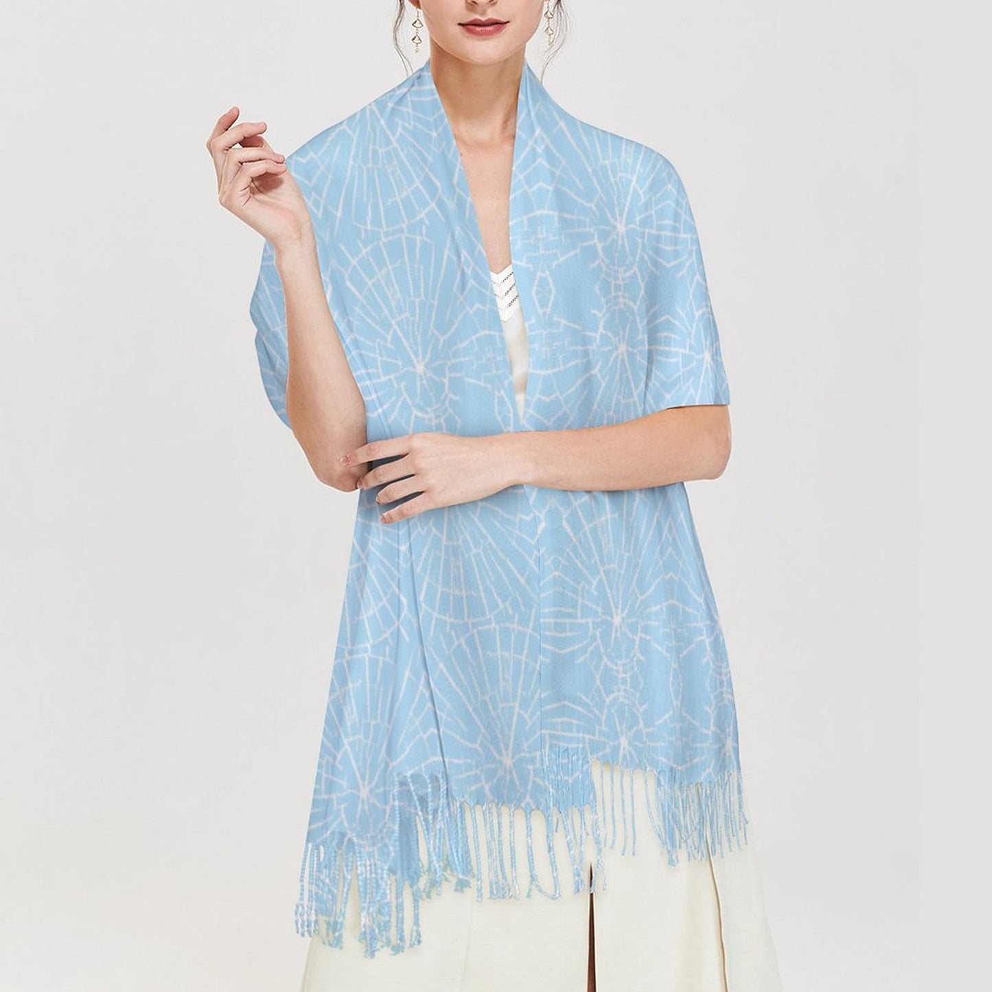 Cashmere-like Tassel Scarf