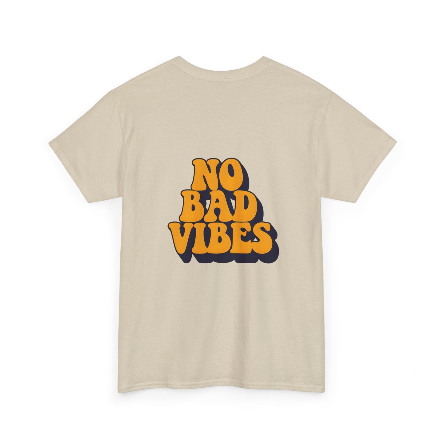 Good Vibes Only Unisex Heavy Cotton Tee, Casual Tee, Positive Message Shirt, Summer Fashion, Gift for Friends, Outdoor Wear