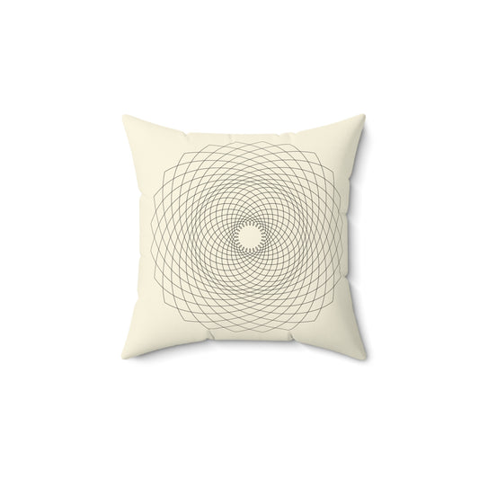 Geometric Style Throw Pillow for Home Décor, Modern Accent Pillow, Gift for Housewarming, Minimalist Cushion, Cozy Living Room Decor