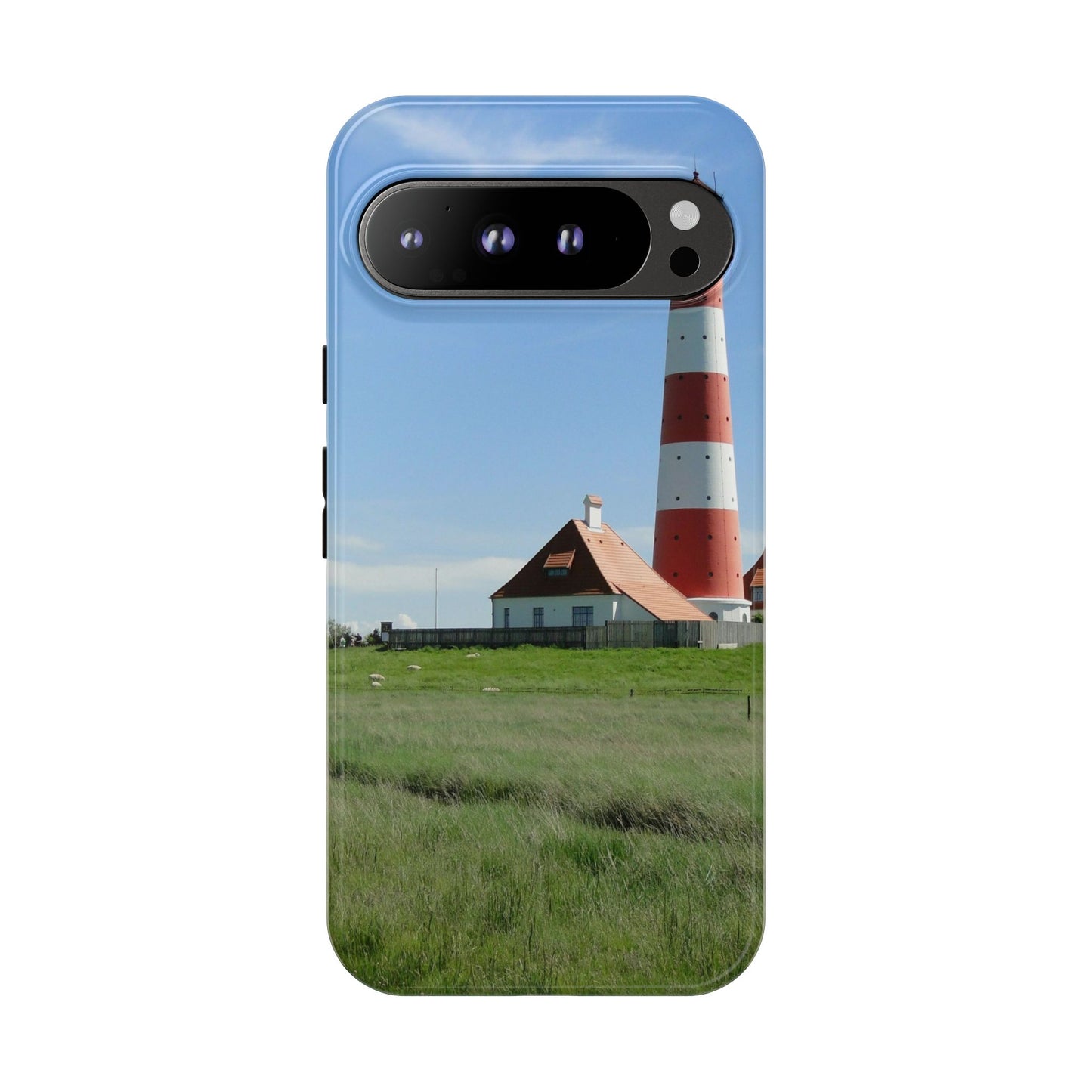 Lighthouse Phone Case - Coastal Vibes, Nautical Gift, Ocean Lover Accessory, Beach Aesthetic, Customizable Design