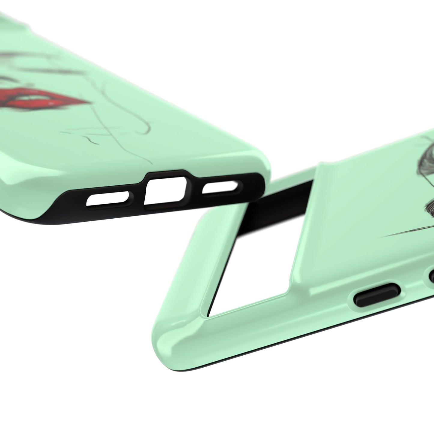 Stylish Phone Case, Artistic Phone Cover, Trendy Tech Accessory, Unique Cell Phone Protector, Gift for Her, Modern Aesthetic