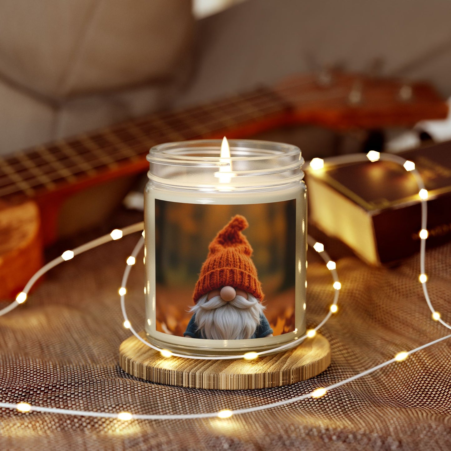 Autumn Gnome Scented Candles, Cozy Home Decor, Fall Gifts, Seasonal Aromatherapy, Relaxation, Thanksgiving Celebration