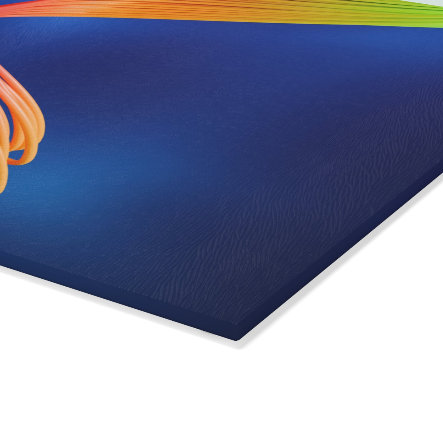 Vibrant Abstract Glass Cutting Board, Kitchen Decor, Colorful Gift, Modern Art, Cutting Surface, Housewarming Present