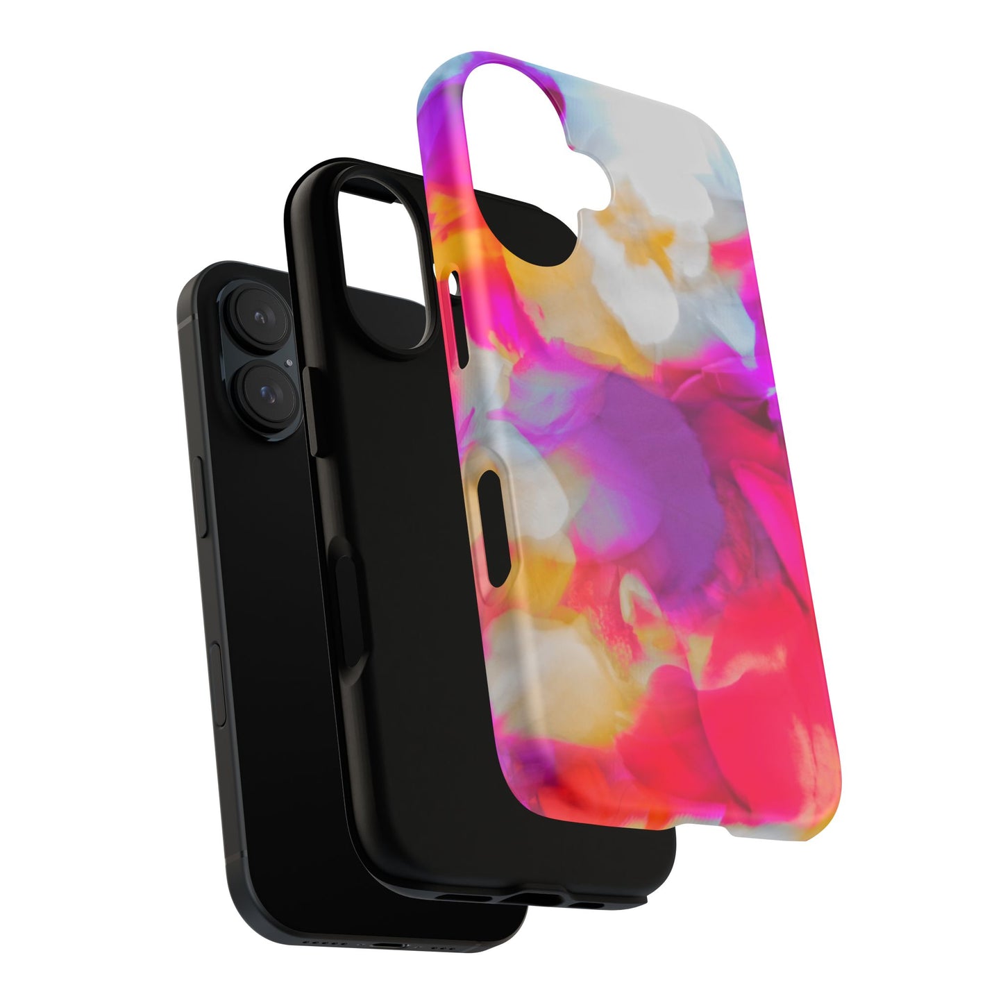 Floral Phone Case: Stylish Art for Your Device, Tough Cases, Gift for Her, Flower Print, Trendy Accessories, Phone Protection