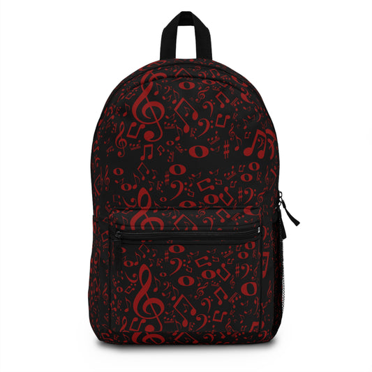 Musical Notes Backpack | Stylish School Bag, Gift for Music Lovers, Perfect for Students, Concerts, Everyday Use