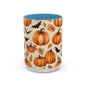 Pumpkin Halloween Coffee Mug, Fall Decor Mugs, Spooky Halloween Gifts, Autumn Drinkware, Seasonal Coffee Cups