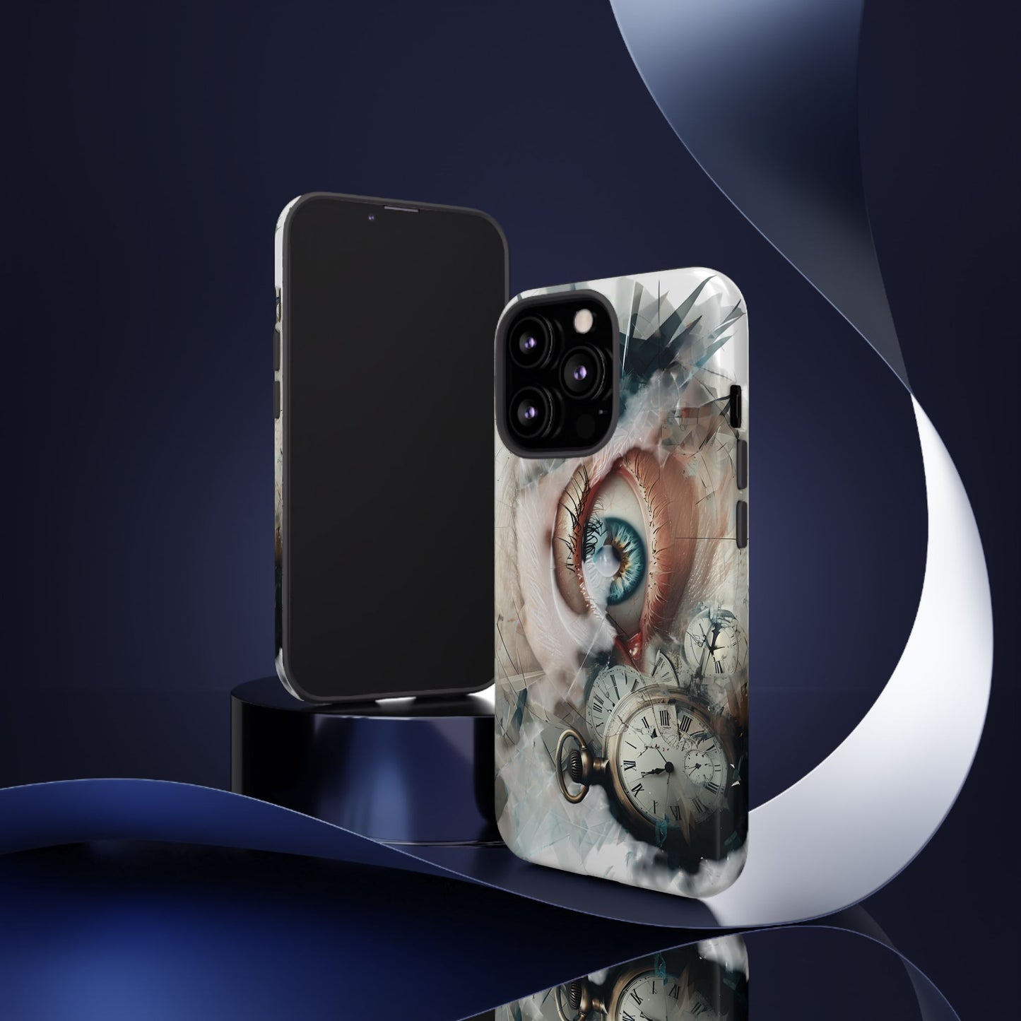 Artistic Eye Phone Case, Unique Smartphone Cover, Whimsical Gift for Art Lovers, Trendy Tech Accessory, Birthday Present, Holiday Gift